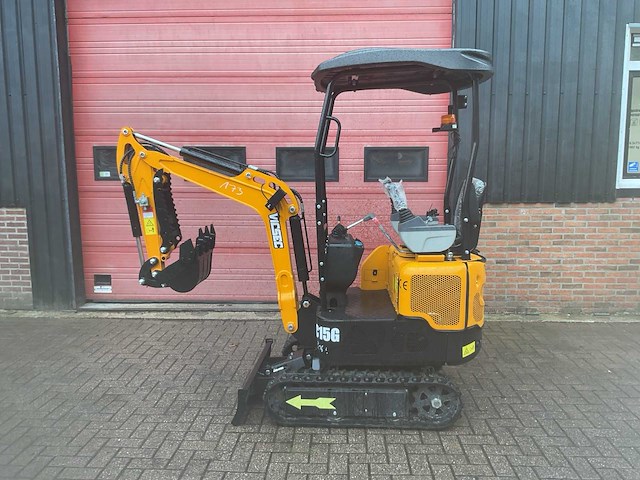 Vicsec vc15g geel minigraafmachine - afbeelding 12 van  22