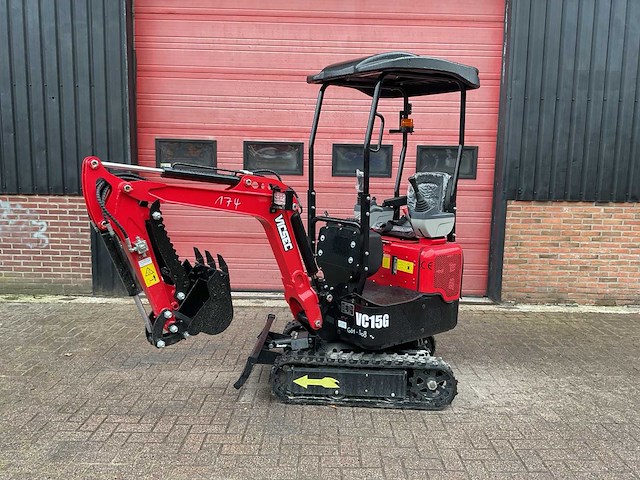 Vicsec vc15g rood minigraafmachine - afbeelding 8 van  23