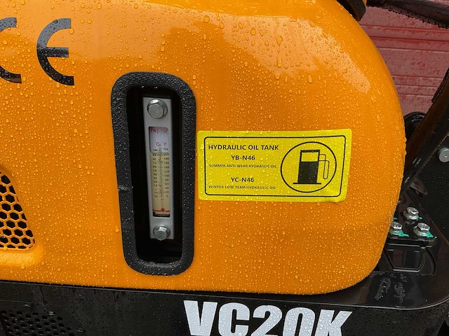Vicsec vc20k by kubota minigraafmachine - afbeelding 6 van  6