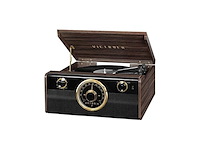 Victrola empire junior 4-in-1 bluetooth turntable music centre expresso - afbeelding 1 van  4