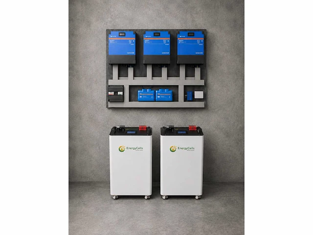 Victron energy ess 3-fase solar batterijopslagsysteem - 32kwh lfp batterij - 3x multi rs solar - 2026 - afbeelding 1 van  5