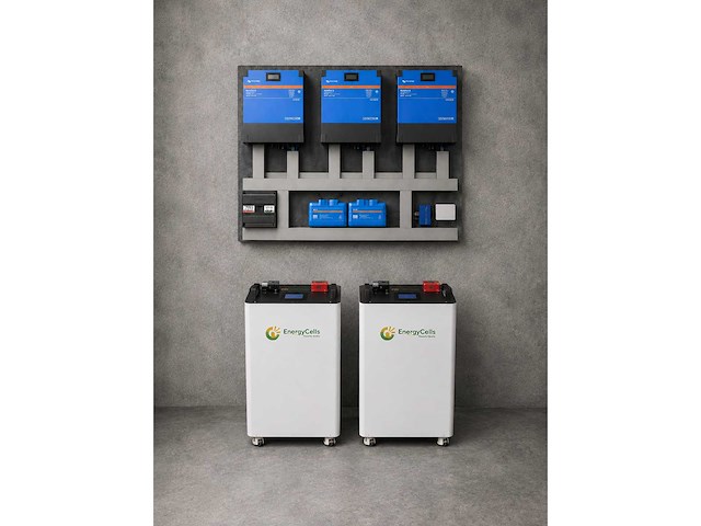 Victron energy ess 3-phase battery storage system - 30 kwh lfp & 3x multiplus ii 4k5 - 2026 - afbeelding 1 van  5
