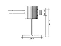 Vida xl speeltoestel met glijbaan - 231x200x218cm - afbeelding 2 van  5