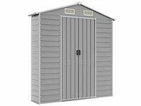 Vidaxl metalen muurkast grijs - 40x191x198 cm