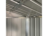 Vidaxl metalen tuinschuur groen - 215x191x198 cm - afbeelding 7 van  7
