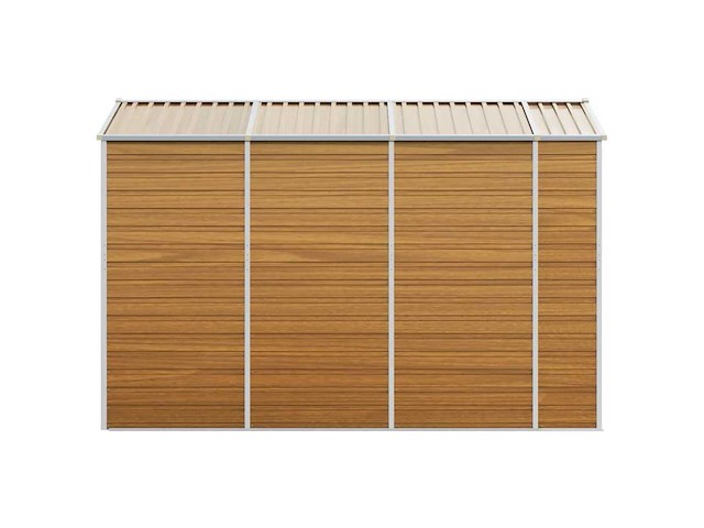 Vidaxl metalen tuinschuur hout - 300x191x198 cm - afbeelding 7 van  10