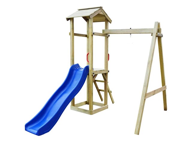 Vidaxl vrijstaand speeltoestel - 168x213x218 cm - afbeelding 1 van  3