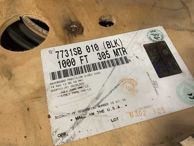 Video coax kabel (2x) - afbeelding 1 van  4