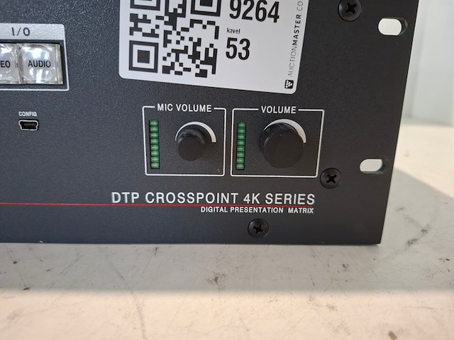 Video matrix, extron, dtp crosspoint 108 4k - afbeelding 2 van  4
