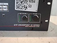 Video matrix, extron, dtp crosspoint 108 4k - afbeelding 2 van  4