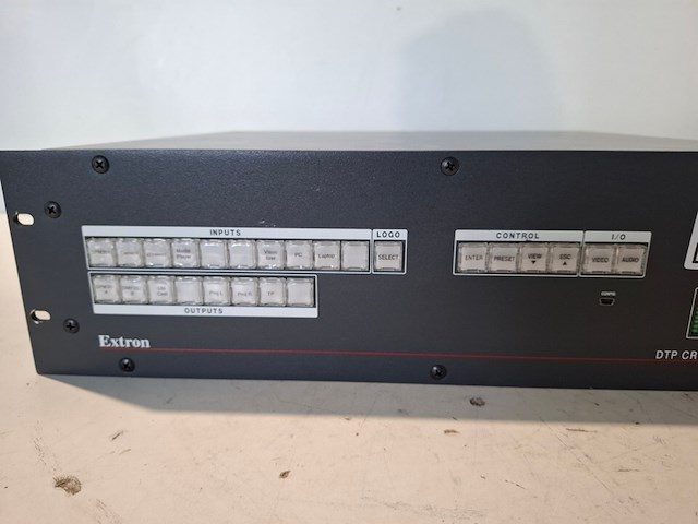 Video matrix, extron, dtp crosspoint 108 4k - afbeelding 3 van  4