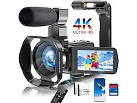Videocamera 4k 60fps wifi hd 48mp webcam ir nachtzicht - afbeelding 1 van  4
