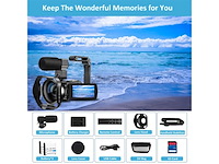 Videocamera 4k 60fps wifi hd 48mp webcam ir nachtzicht - afbeelding 2 van  4