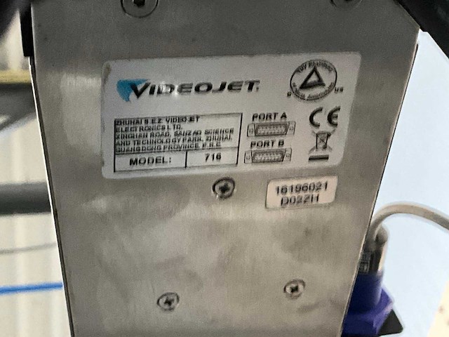 Videojet 2120 dozenprinter print- en etiketteermachine (c) - afbeelding 8 van  9
