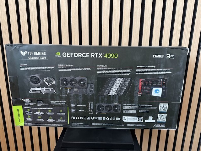 Videokaart, asus, tuf gaming geforce rtx 4090 9 - afbeelding 2 van  8