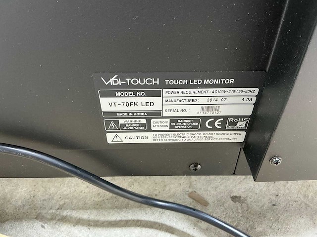 Vidi-touch - vt-70fk - smartboard - afbeelding 6 van  6