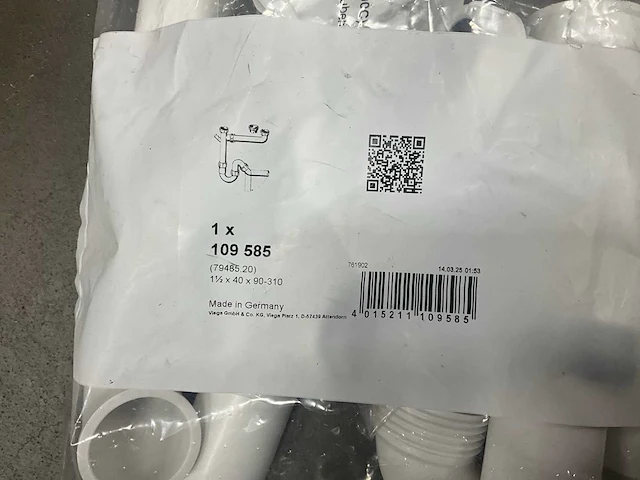 Viega 109585 sifon (4x) - afbeelding 2 van  2
