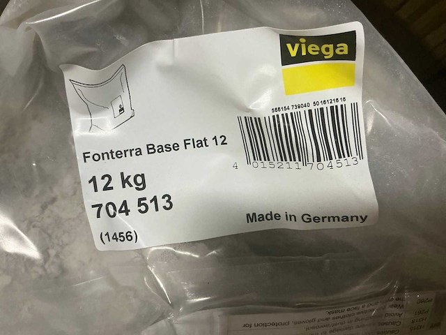 Viega fonterra 704513 afwerkvloertoevoegmiddel flat 12 12kg (10x) - afbeelding 2 van  3