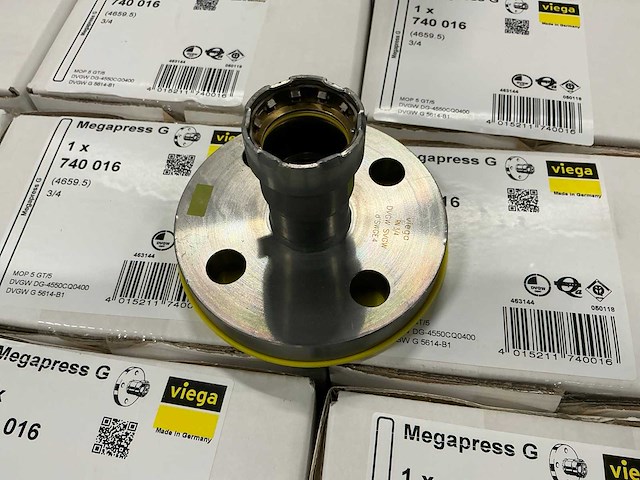 Viega megapress g flensovergangsstuk (38x) - afbeelding 3 van  6