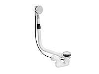 Viega multiplex badafvoer en overloopcombinatie met waste voor speciaal bad chroom - afbeelding 1 van  1