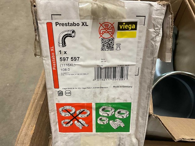 Viega prestabo xl 597 597 + 597 634 persfitting (16x) - afbeelding 5 van  5