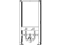 Viega prevista dry bidet-element 1120x500 - afbeelding 2 van  5