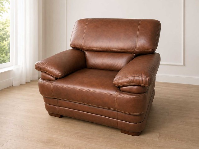 Vienna leren fauteuil - afbeelding 1 van  10