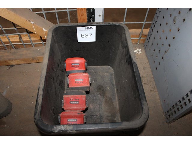 Vier accu's hilti b22 5.2. - afbeelding 1 van  2