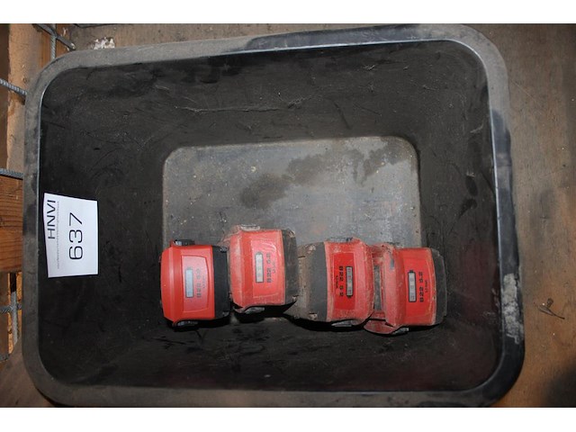 Vier accu's hilti b22 5.2. - afbeelding 2 van  2