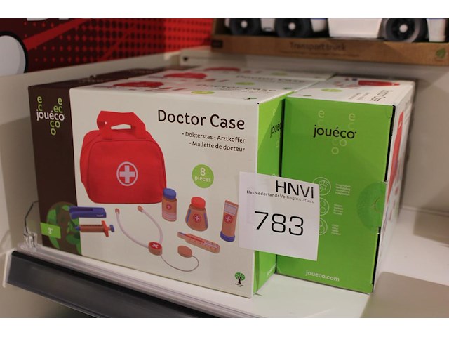 Vier dokterstassen met accessoires youeco. - afbeelding 1 van  2