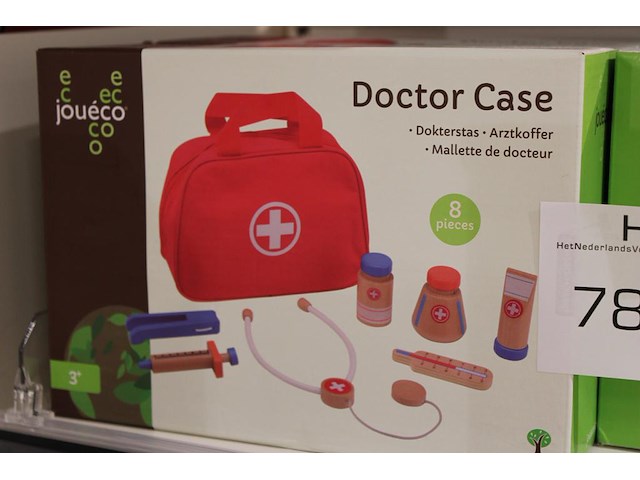 Vier dokterstassen met accessoires youeco. - afbeelding 2 van  2