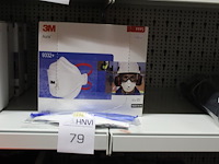 Vier dozen 3m stofmaskers type ffp3. 10 stuks per doos - afbeelding 1 van  2