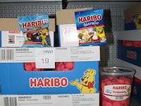 Vier dozen haribo w.o. kindermix, starmix, kikkers en schuimaardbeien. tht 06-08-2026. - afbeelding 2 van  2