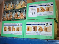 Vier dozen koekjesmelange hoppe. ca. 178 stuks per doos. tht 28-10-2026. - afbeelding 2 van  2