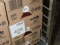 Vier dozen nutella biscuits. 112 stuks. tht 12-2025. - afbeelding 2 van  3