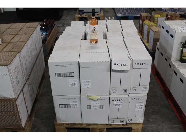 Vier dozen rosé wijn carabinera. 24 flessen. - afbeelding 2 van  3