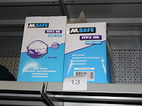 Vier dozen stofmaskers msafe. drie dozen type 6230 en één doos type 6330. 20 stuks per doos - afbeelding 1 van  2