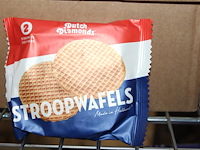Vier dozen stroopwafels dutch diamonds. 180x2 stuks. tht 6-26. - afbeelding 2 van  2