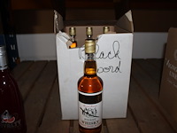 Vier flessen whisky black sword. - afbeelding 1 van  2