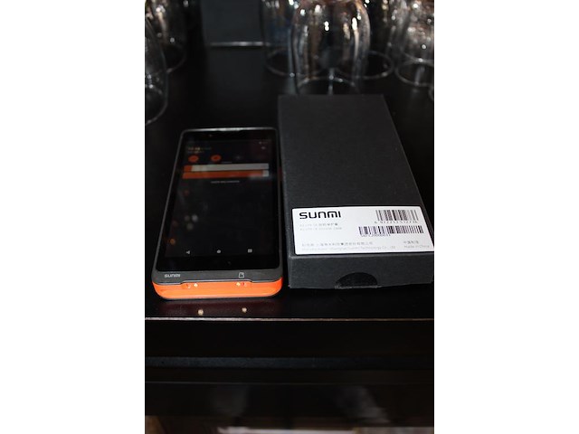 Vier handheld kassasystemen sunmi model p2 lite se t6810 met laadstation. - afbeelding 3 van  3