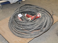 Vier krachtstroomverlengkabels 5 x 10 mm2. - afbeelding 1 van  3