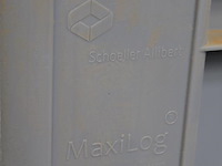 Vier kunststof palletbox schoeller allibert met deksel. - afbeelding 3 van  3