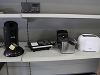 Vier laagwattage camping apparaten w.o. mini frituur tristar, tosti-ijzer tristar, broodrooster tristar en ...