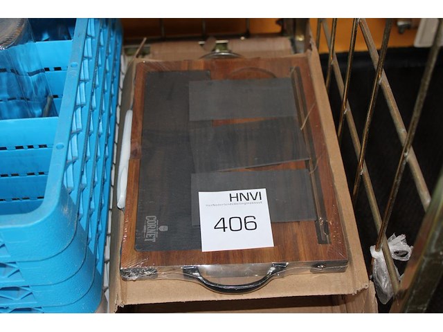 Vier proefplankjes cornet afm. 30 x 22 cm. - afbeelding 1 van  2