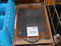 Vier proefplankjes cornet afm. 30 x 22 cm. - afbeelding 1 van  2