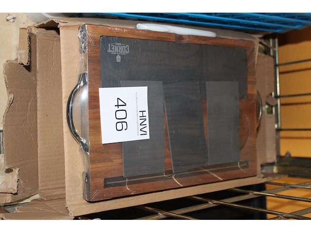 Vier proefplankjes cornet afm. 30 x 22 cm. - afbeelding 2 van  2