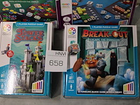 Vier spellen smartgames w.o. breakout en geniussquare. - afbeelding 2 van  2