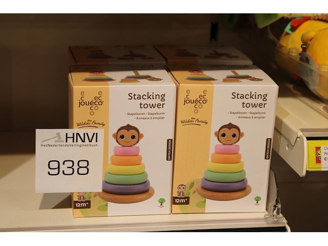 Vier stapeltorens joueco. - afbeelding 1 van  1