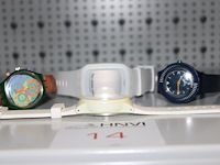 Vier swatch horloges. - afbeelding 2 van  2