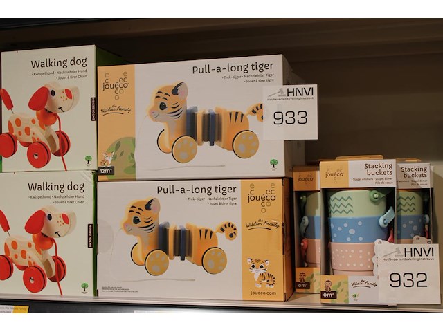 Vier trektijgers joueco. - afbeelding 1 van  2